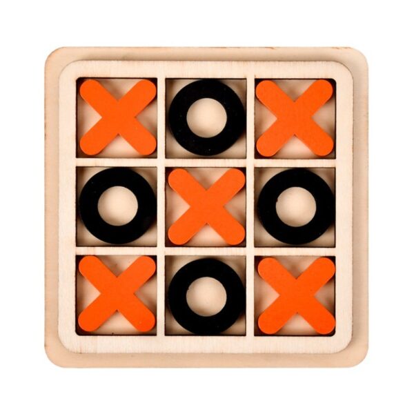 XO Triple Wells Chess Children's Early Education, Puzzle, Entertainment, Leisure Games, Board Games, Building Block Toys - Image 8
