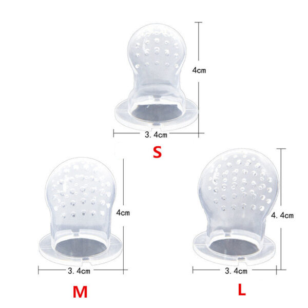 Fresh Food Nibbler Baby Pacifiers Feeder Kids Fruit Feeder Nipples Feeding Safe Baby Supplies Nipple Teat Pacifier Bottles - Image 5