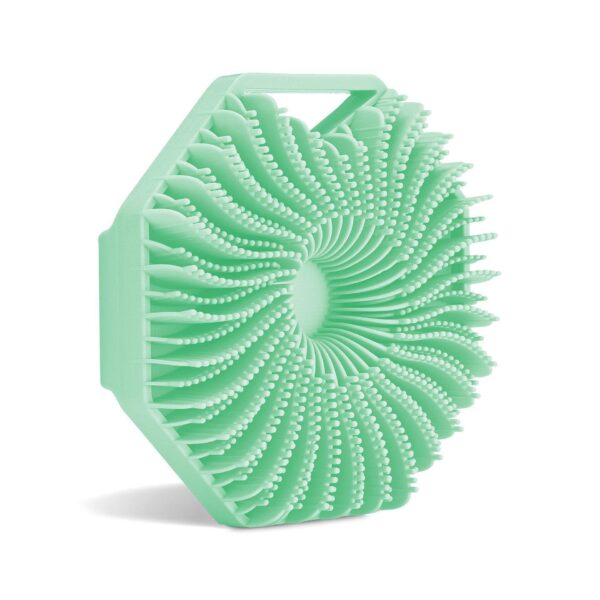 Soft Silicone Body Scrubber Bath Brush With Ergonomic Handle Portable Shower Massage Cleaning Exfoliating Home Tool - Image 8