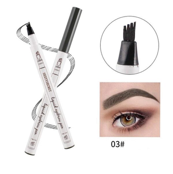 4 Colors 4 Head eyebrow pencil microblading eyebrow tattoo pen for brwi eyebrows shades makeup cosmetics sourcil eye brow pencil - Image 6