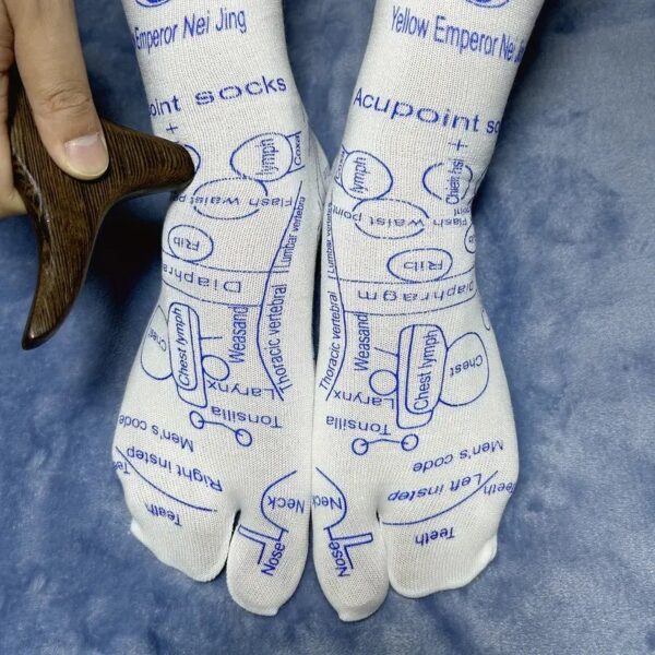 Reflexology Socks Women Foot Massage Meridian Acupoint Reflex Area Acupoint Socks And Foot Acupoint Illustration Socks for Foot - Image 5