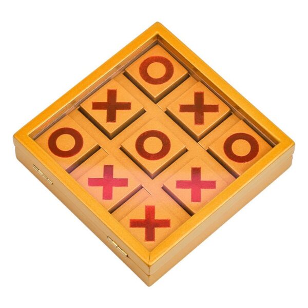 Wooden XO Three Even TIC-TAC-TOE Chess Children's Early Education Educational Entertainment Leisure Match Table Games Building Blocks Toys - Image 7