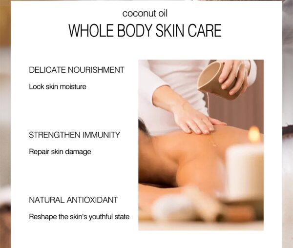 Coconut Skin Care Massage Body Care Essential Oil Coconut oil - Image 4
