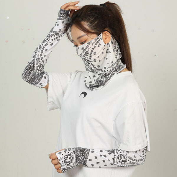 Summer Outdoor Ice Silk Sunscreen Scarf Motorcycle Neck Cover Sports Magic Bandana Riding Mask - Image 2