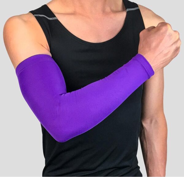 1Pcs UV Sunscreen Bicycle Cycling Arm Warmers Elastic Sports Safety Elbow Pad Basketball Long Arm Sleeve Elbow Support Protector - Image 11