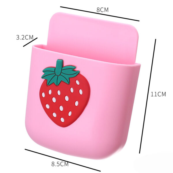 TV Air Conditioner Remote Control Wall Hanging Box Wall-Mounted Storage Box Punch-Free Mobile Phone Storage Rack Hanger - Image 9