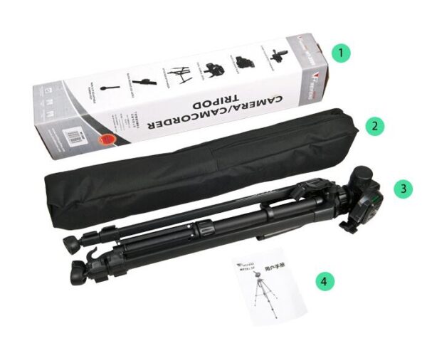 Single-Camera Tripod Stand 360degreeRotating Retractable and Height-Adjustable Portable Mobile Phone Camera Live Tripod - Image 7