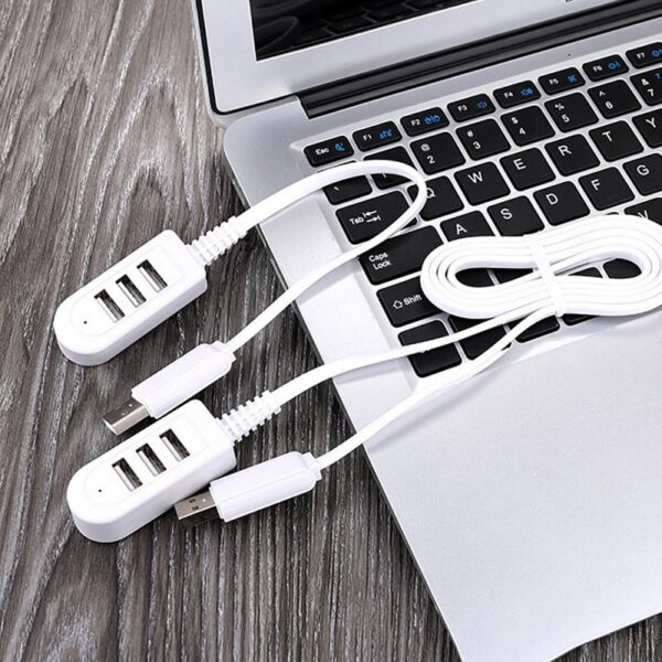 3 port USB Multi-function 3A Charger Converter Extension Line Multi-port Hub Multi-port HUB Hub mini usb Mini-USB - Image 5