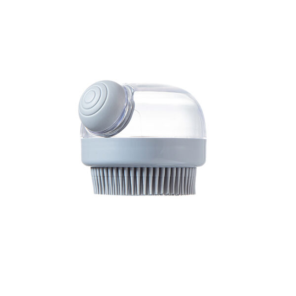 Hair Wash Comb Clear Brush Fluid Press Scalp Massage Bath Cleaning Shower Brush Home Shampoo Scrubber - Image 9