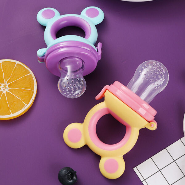 Baby products baby pacifier fruit and vegetable silicone baby nutrition fruit and vegetable mesh bag complementary food feeder - Image 5