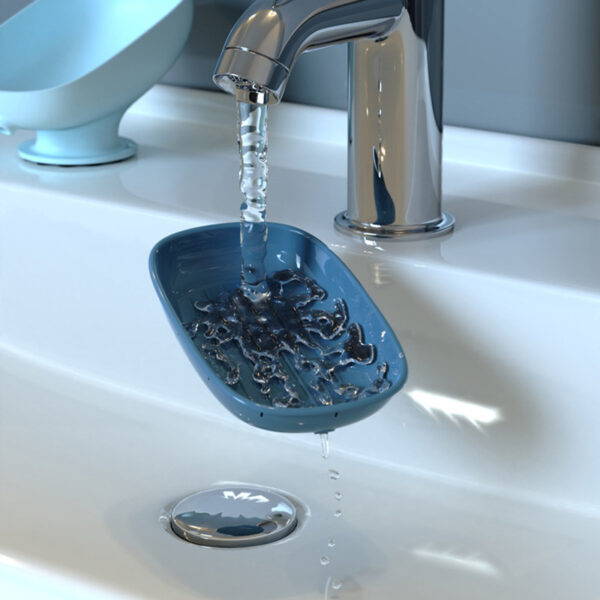 Suction Cup Soap Dish Vanity Countertop Soap Rack - Image 6