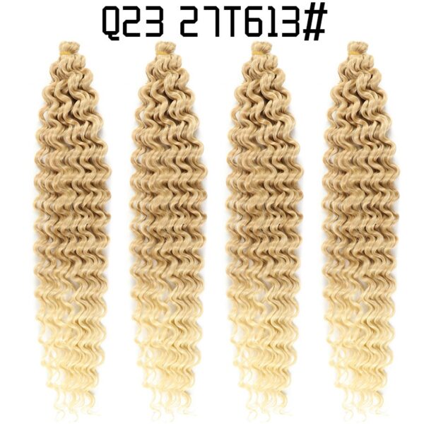 African crochet hair wig Deep Wave hair Latin American curly braided hair fluffy - Image 4