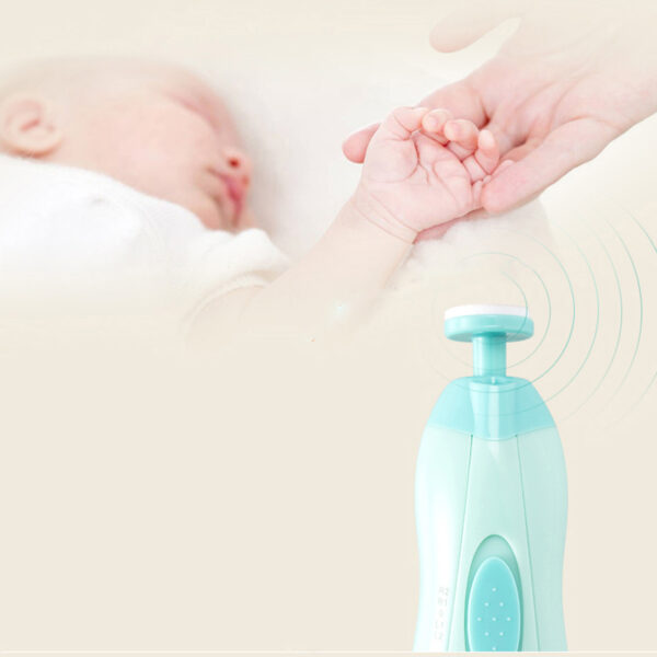 Electric Baby Nail Trimmer Baby Scissors Babies Nail Care Safe Nail Clipper Cutter For Kids Infant Newbron Nail Trimmer Manicure - Image 4
