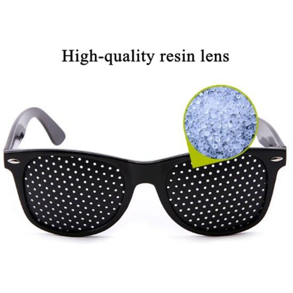 Cycling Eyewear Pin Hole Sunglass Eye Training Glass Pinhole Glasses Camping Unisex Eyeglasses Exercise Outdoor Improve Eyesight - Image 5