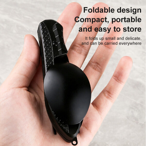 Multifunctional camping tableware stainless steel knife fork spoon, outdoor portable survival eating tools - Image 4