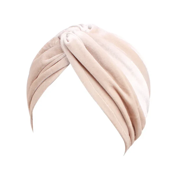 Women Velvet Turban Hat Headband Muslim Hijab Caps Female Soft Bandana Headband Hijabs Head Wrap Hair Accessories Supplies - Image 4