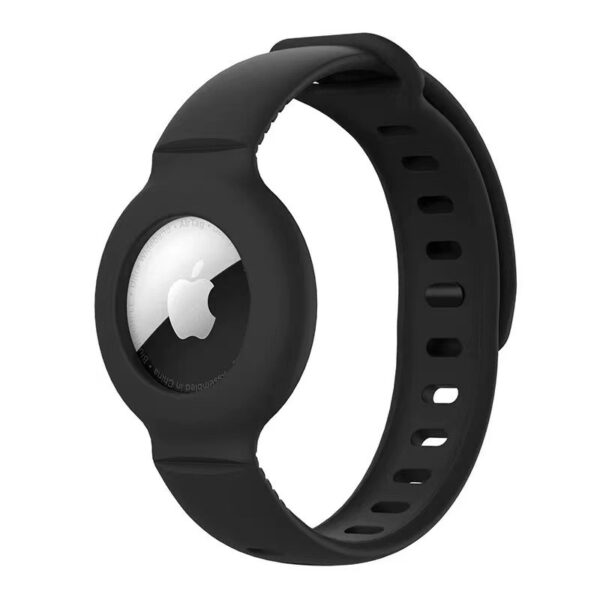 In stock new suitable Apple AirTag tracker anti loss watch with bracelet, liquid environmentally friendly silicone children's watch strap - Image 16
