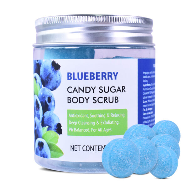Brushed Candy Scrub Cream Fruit Fragrance Bath Salt Scrub Ball Body Scrub Cream - Image 9