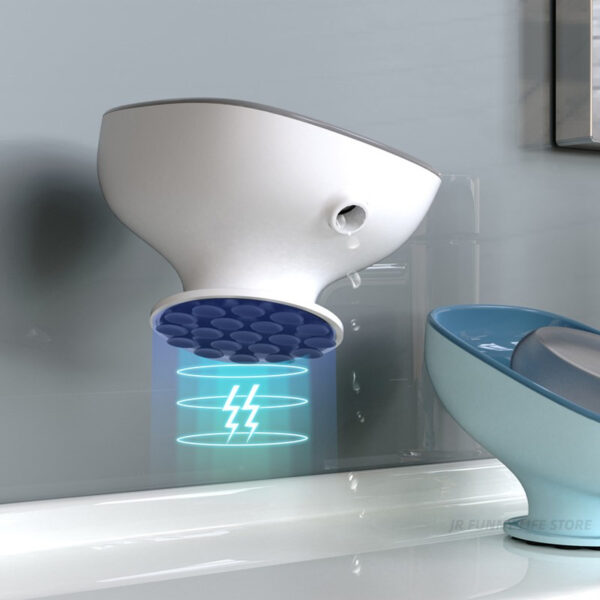 Suction Cup Soap Dish Vanity Countertop Soap Rack - Image 5
