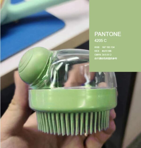 Hair Wash Comb Clear Brush Fluid Press Scalp Massage Bath Cleaning Shower Brush Home Shampoo Scrubber - Image 10