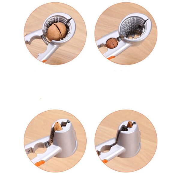 Walnut Clip Crack Almond Walnut Hazel Filbert Nut Kitchen Nutcracker Sheller Clip Gadgets Pecan Hazelnut Crack Clip Clamp Plier - Image 3