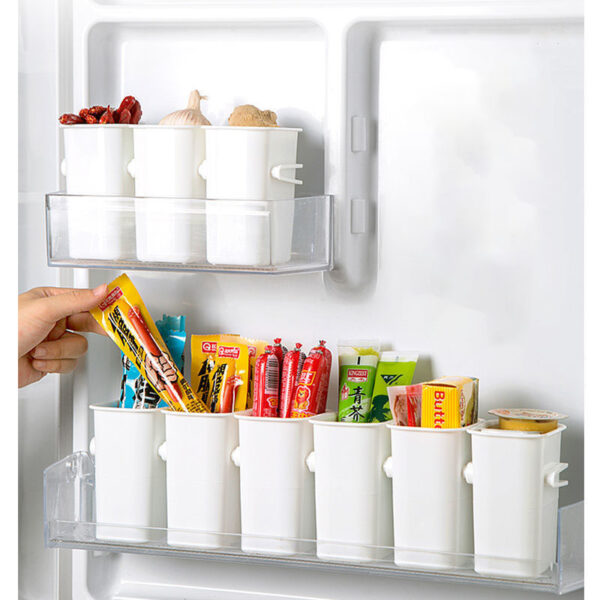 Japanese-Style Refrigerator Side Door Storage Box Household Plastic Preservation Box Food Classification Storage Box Kitchen Finishing Artifact - Image 4