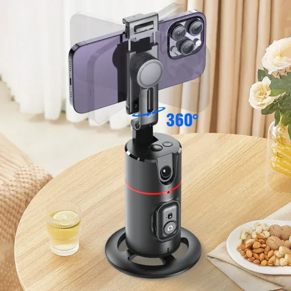 360 Auto Face Tracking Gimbal Auto Tracking Phone Holder Smart Selfie Gimbal Stabilizer with Gesture Control - Image 6