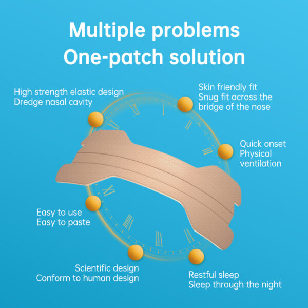 10/50PCS Breath Nasal Strips Right Aid Stop Snoring Nose Patch Good Sleeping Patch Product Easier Breath Sleep Aid Decive - Image 3