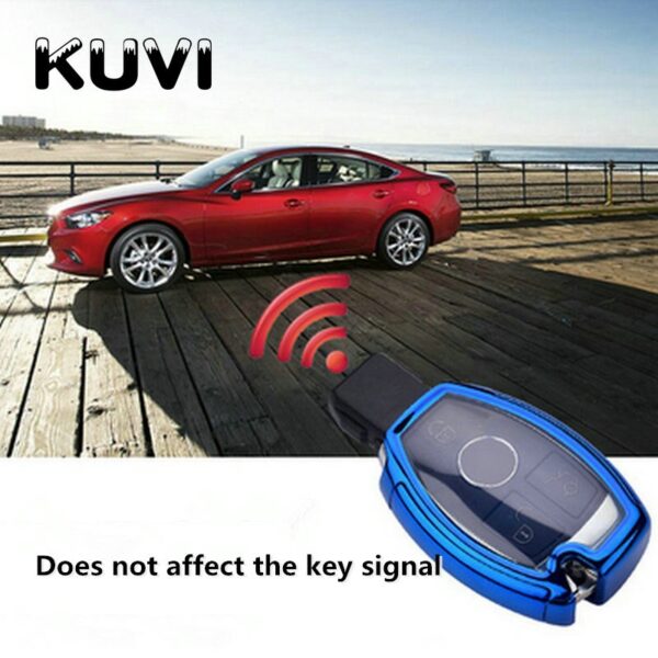 Hight quality PC+TPU key case cover Key case protective shell holder for Mercedes benz A B R G Class GLK GLA w204 W251 W463 W176 - Image 6