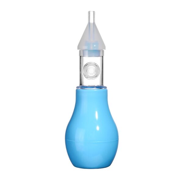 Infant silicone nasal aspirator pump type neonatal cold nasal mucus cleaner antibackflow baby nasal aspirator safe and non-toxic - Image 7