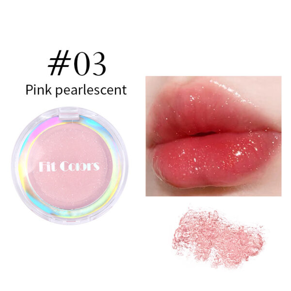 Fit Colors 3-Color Fresh Jelly Lip Mask Lip Mask Transparent Fine Flash Temperature-Controlled Discoloration Moisturizing Lip Jelly Lip Gloss - Image 8