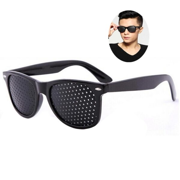 Cycling Eyewear Pin Hole Sunglass Eye Training Glass Pinhole Glasses Camping Unisex Eyeglasses Exercise Outdoor Improve Eyesight - Image 3