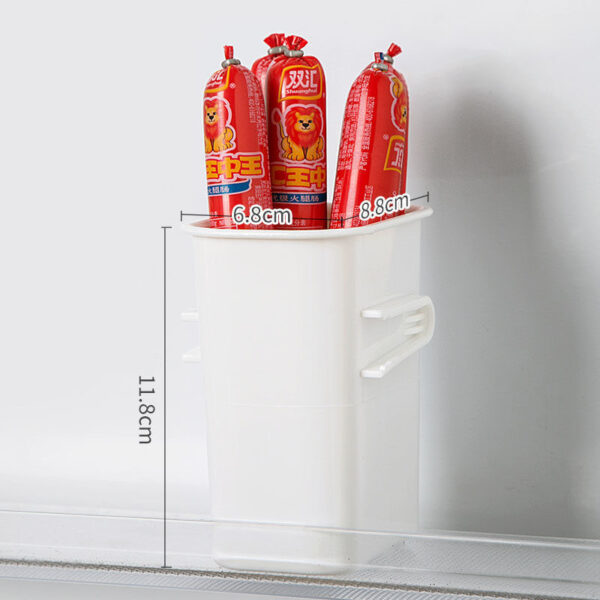 Japanese-Style Refrigerator Side Door Storage Box Household Plastic Preservation Box Food Classification Storage Box Kitchen Finishing Artifact - Image 5