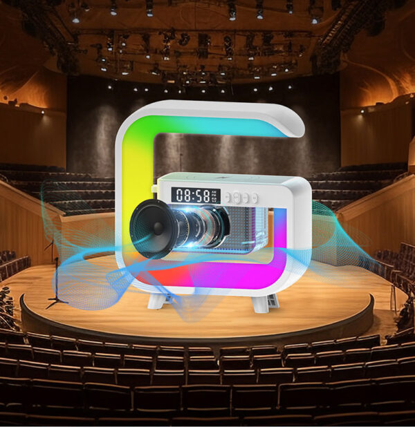 Colorful ambient light, night light, Bluetooth speaker - Image 4