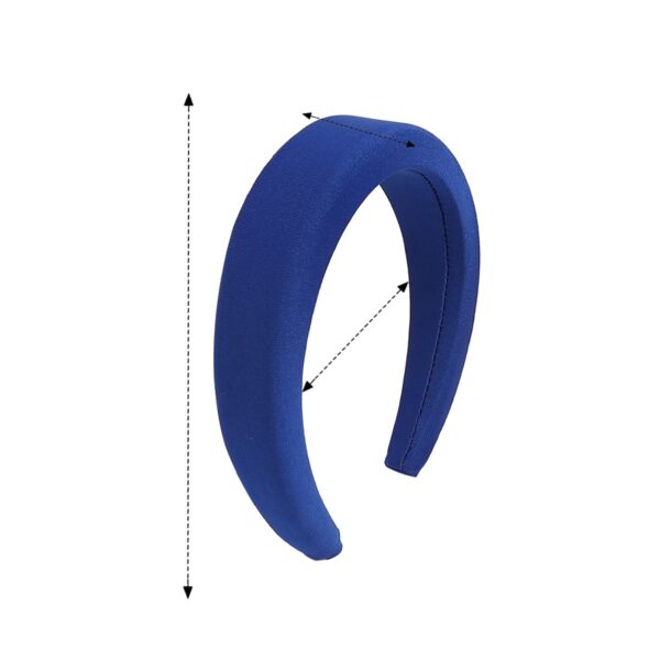 New hairband sponge thickened and widened headband high skull top hair clip mesh red wide edge pressed hair headwear for women - Image 24