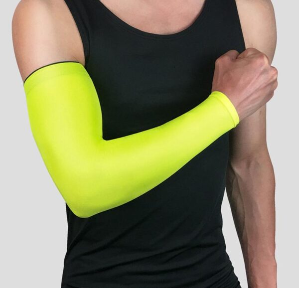 1Pcs UV Sunscreen Bicycle Cycling Arm Warmers Elastic Sports Safety Elbow Pad Basketball Long Arm Sleeve Elbow Support Protector - Image 14