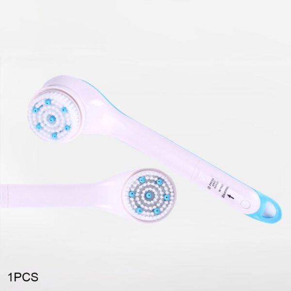 5 In 1 Electric Bath Shower Brush Exfoliation Spin Spa Massage Body Clean Brush Electric Massage Multi-Function Bath Brush Tool - Image 5