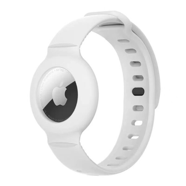 In stock new suitable Apple AirTag tracker anti loss watch with bracelet, liquid environmentally friendly silicone children's watch strap - Image 15