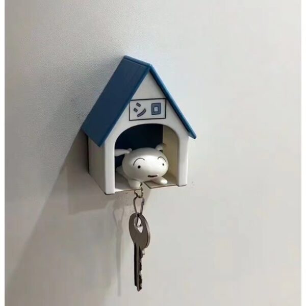 Crayon Shin chan couple keychain refrigerator sticker Simpson family flying house travel notes mobile castle couple pendant - Image 8