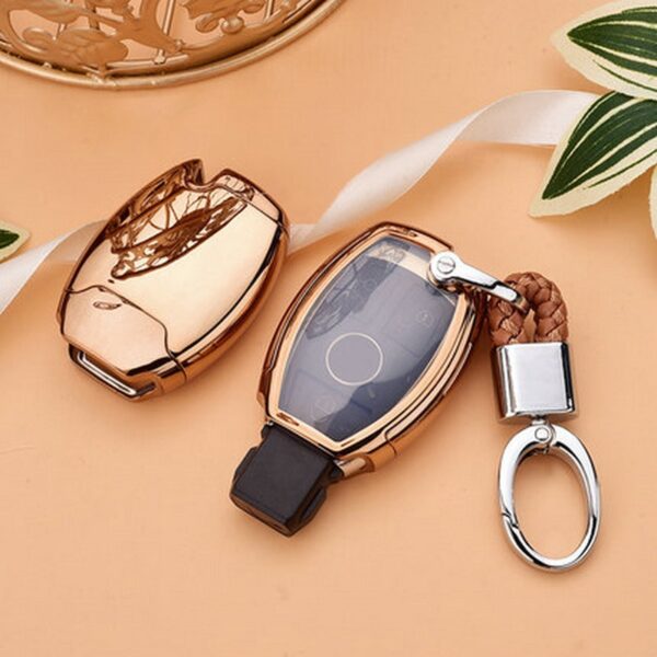 Hight quality PC+TPU key case cover Key case protective shell holder for Mercedes benz A B R G Class GLK GLA w204 W251 W463 W176 - Image 15