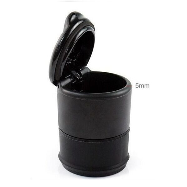 Portable Car Auto Ashtray Blue LED Light Smokeless Ashtray Cigarette Holder Anti-slip Rubber Botton - Image 4