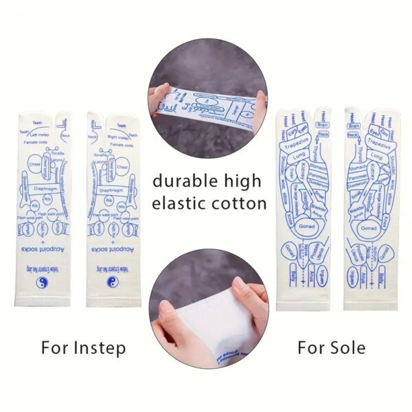 Reflexology Socks Women Foot Massage Meridian Acupoint Reflex Area Acupoint Socks And Foot Acupoint Illustration Socks for Foot - Image 2