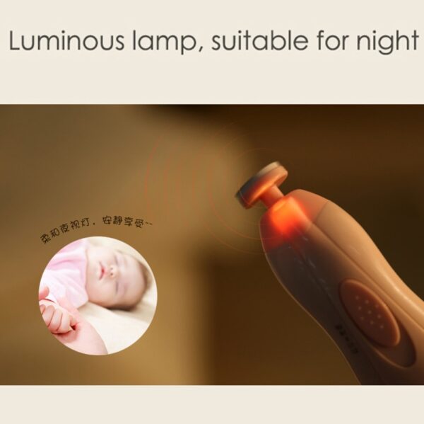 Electric Baby Nail Trimmer Baby Scissors Babies Nail Care Safe Nail Clipper Cutter For Kids Infant Newbron Nail Trimmer Manicure - Image 5