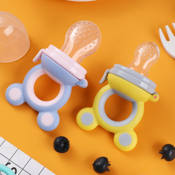 Baby products baby pacifier fruit and vegetable silicone baby nutrition fruit and vegetable mesh bag complementary food feeder - Image 4