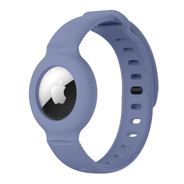 In stock new suitable Apple AirTag tracker anti loss watch with bracelet, liquid environmentally friendly silicone children's watch strap - Image 7