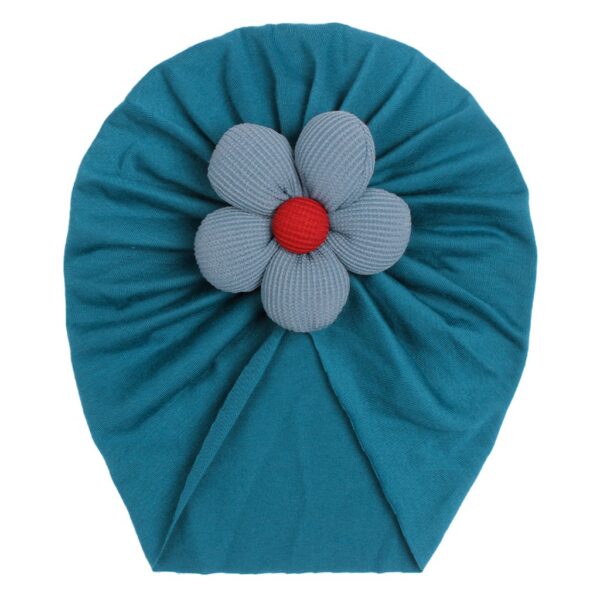 Children's imitation cotton pullover hat, baby creative, comfortable, breathable flower hat, baby hat - Image 14
