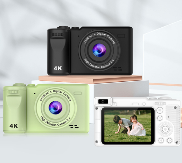 1080p Digital Cameras 40MP Front And Rear Camera 8X Digital Zoom Children Gift Recording Videos Student Camera With Bracket - Image 2