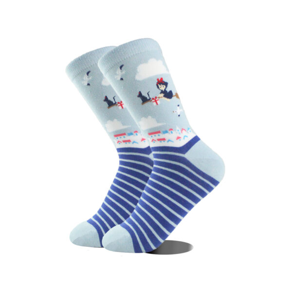 Women's Cotton Bottom Creative Japanese Totoro Socks Cartoon Cotton Boat Socks Women's Anime Jacquard Socks - Image 3