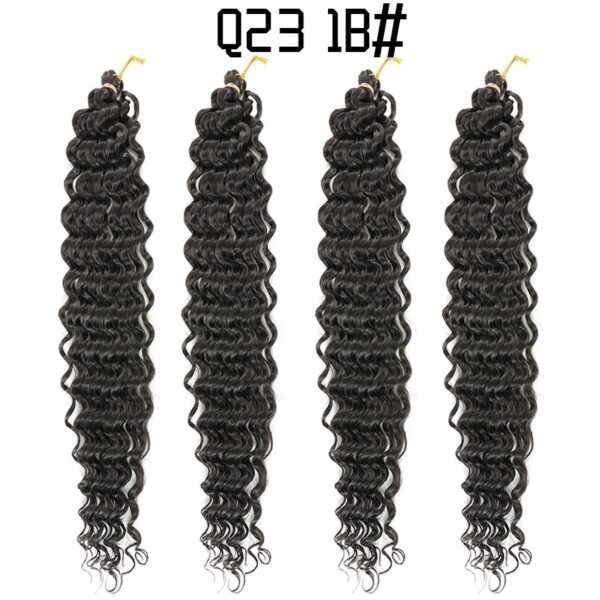 African crochet hair wig Deep Wave hair Latin American curly braided hair fluffy - Image 10
