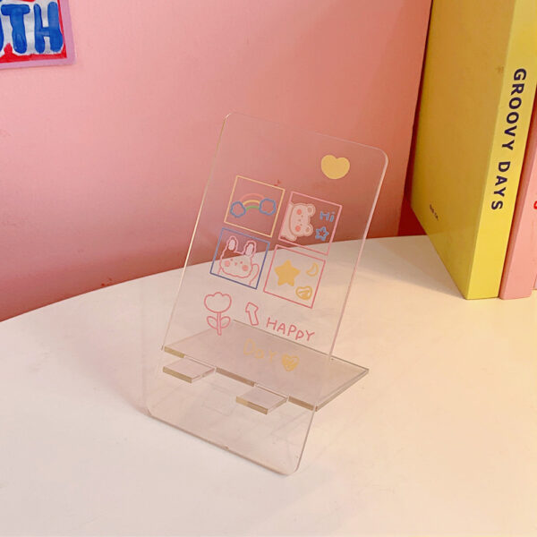 New Wooden Mini Bracket Universal Mobile Phone Bracket Creative Cute Mini Flat Bracket Small Easel - Image 7